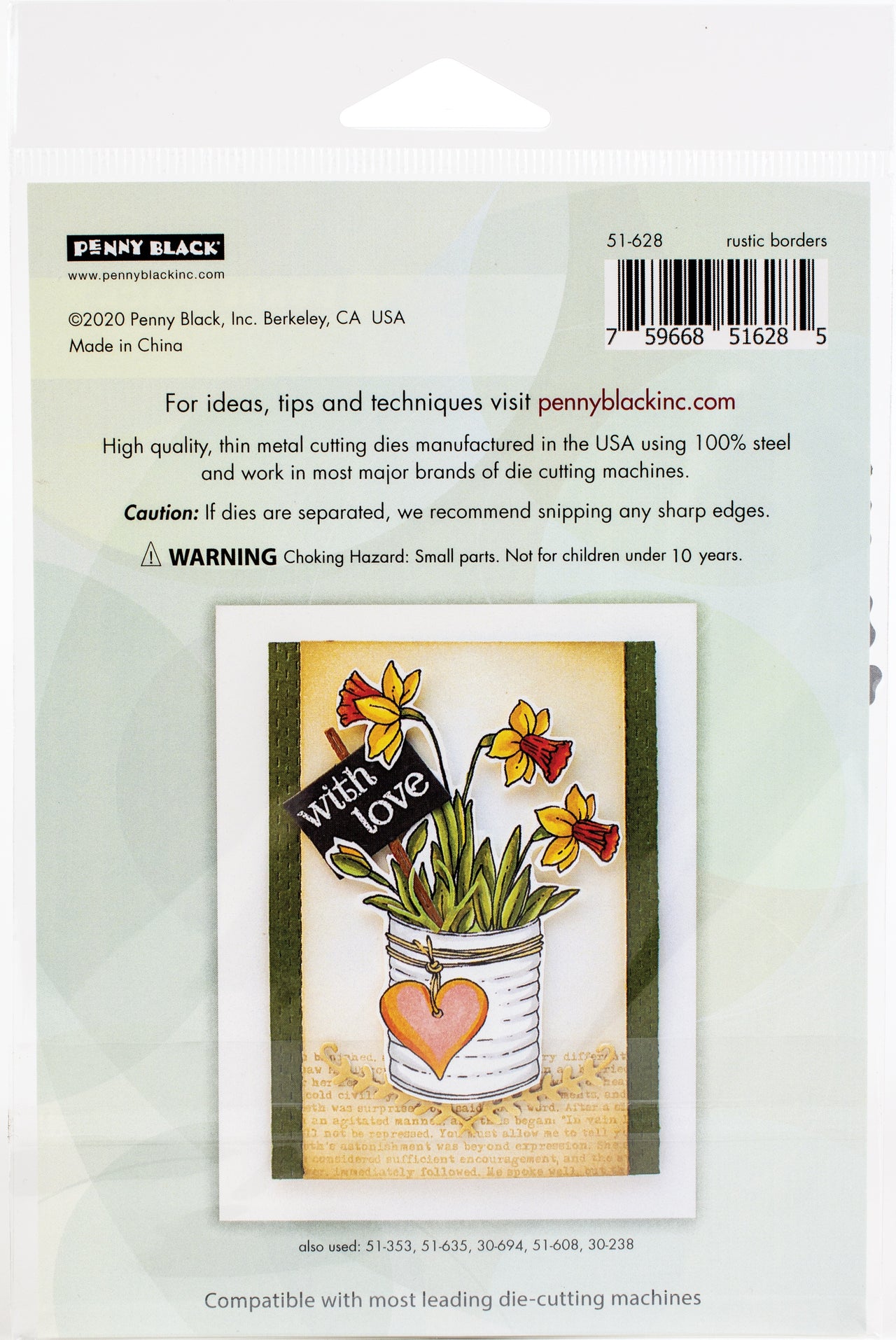 Penny Black Creative Dies - Rustic Borders