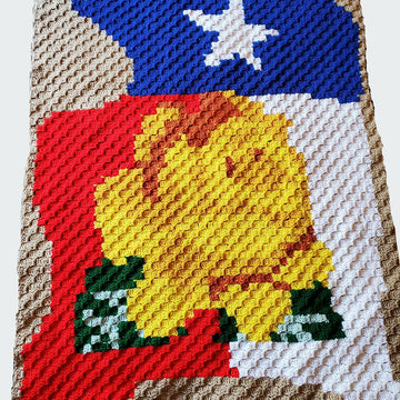 Yellow Rose of Texas Afghan