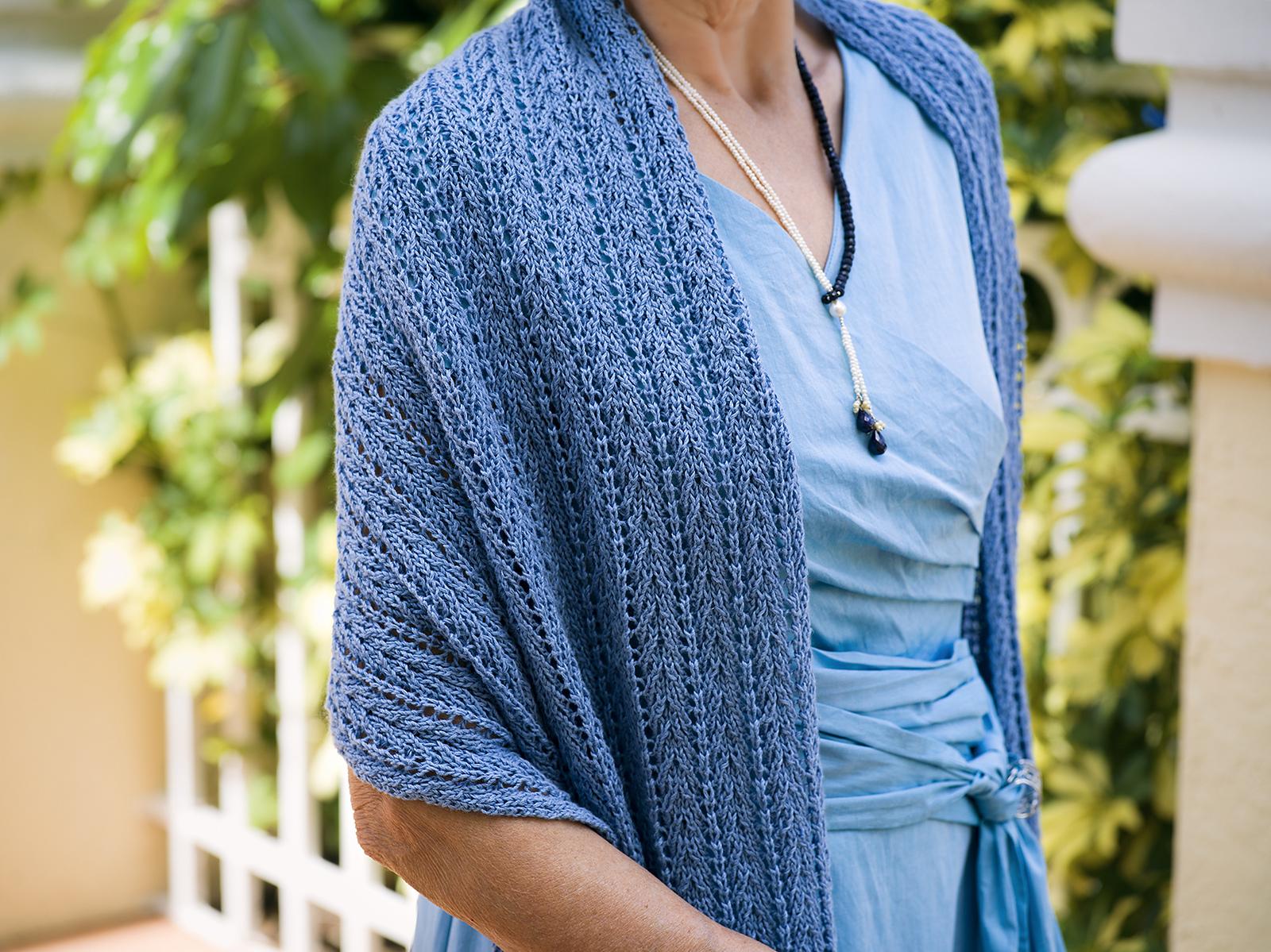 Darlington Lace Scarf & Wrap Knitting Pattern