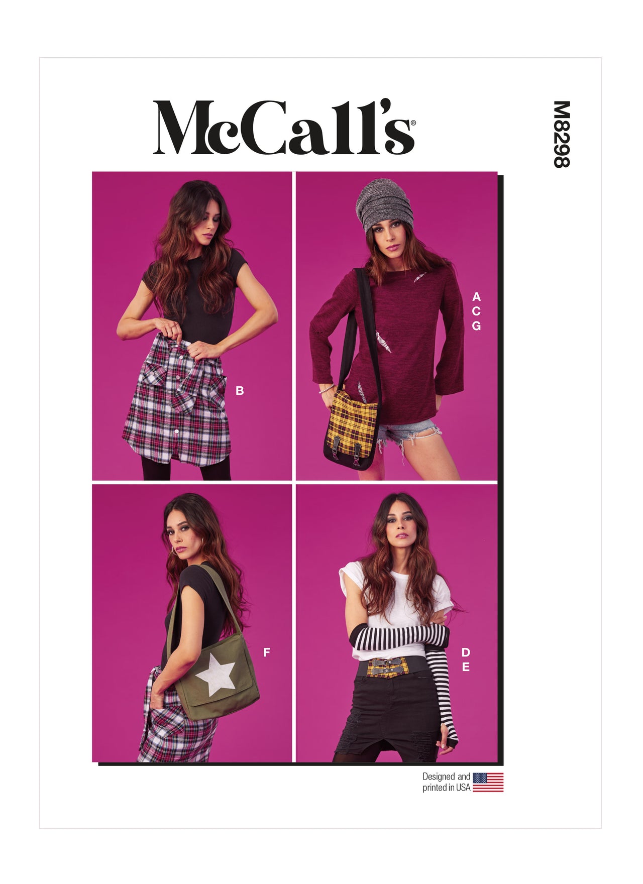 McCall's Misses' Accessories M8298 - Sewing Pattern