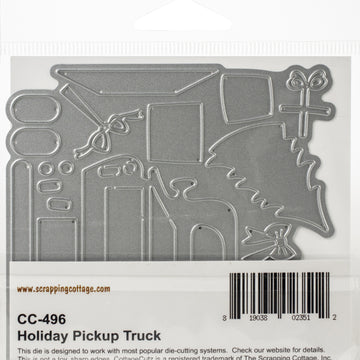 CottageCutz Dies - Holiday Pickup Truck 2.7"X2.4"
