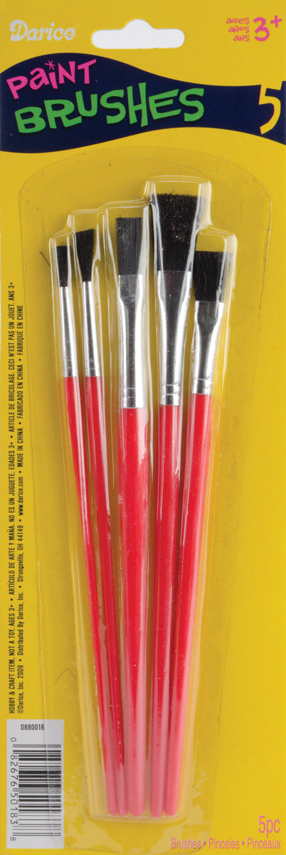 Darice Paintbrush Set - 5/Pkg