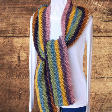 Long Striped Scarf