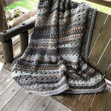 Cable and Cluster Afghan