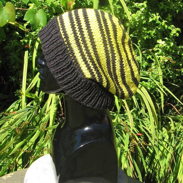 Alternate Random Stripe Slouch Hat