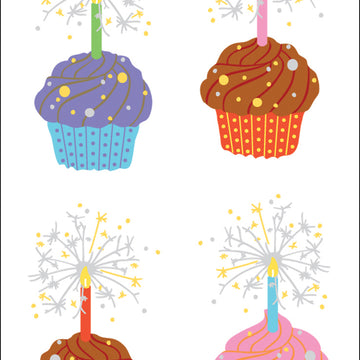 Mrs. Grossman's Stickers - Cupcakes
