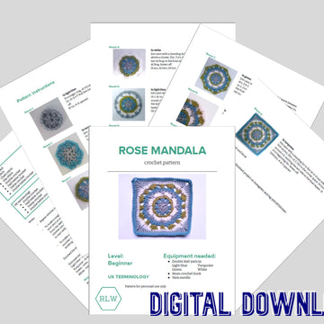 Rose Mandala square