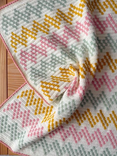 Chevron Tiles Blanket