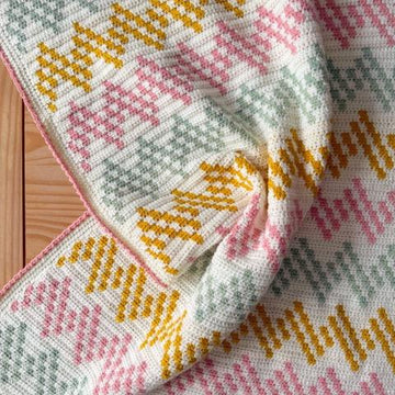 Chevron Tiles Blanket