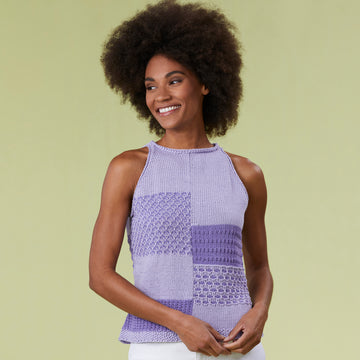 Truro Tank - Slipover Knitting Pattern for Women in Tahki Yarns Cotton Classic by Tahki Yarns
