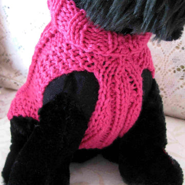 Entwined Paths dog sweater from Celtic Doggies