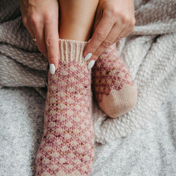 Rhubarb and Custard Socks