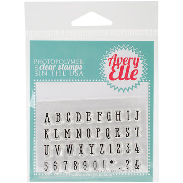 Avery Elle Clear Stamp Set 2"X3" - Elle's Alpha's