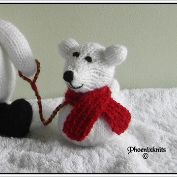 Snowman and Snowdog