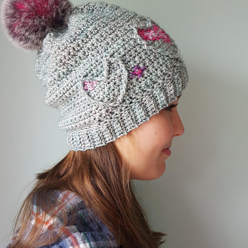Three of Hearts hat