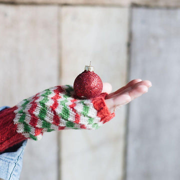 Bubble & Squeak Fingerless Mittens