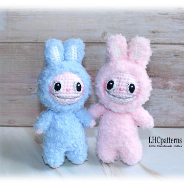Smiling Bunny / Labubu Crochet Pattern