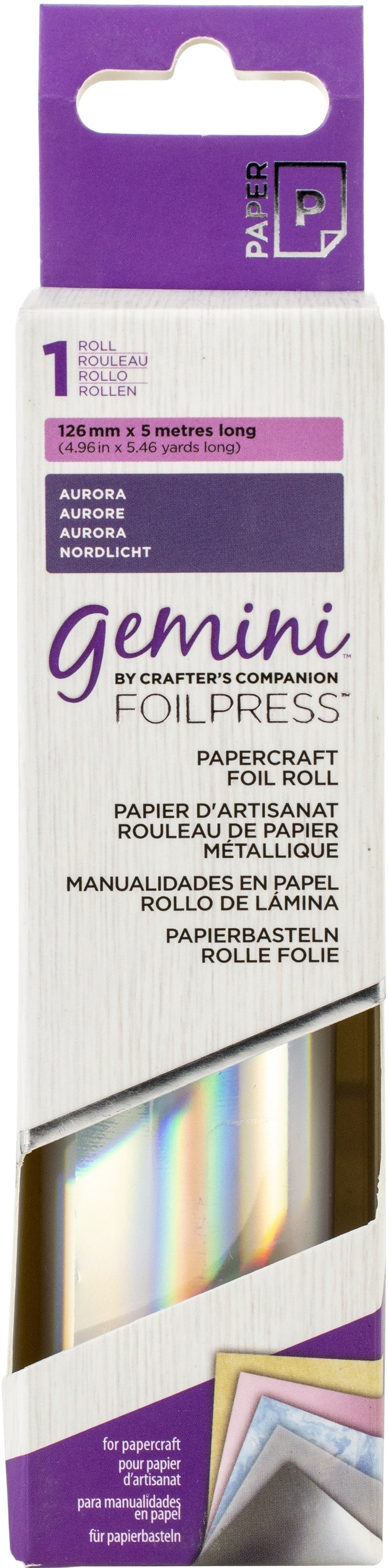 Crafter's Companion Gemini FoilPress Papercraft Foil Roll - Aurora