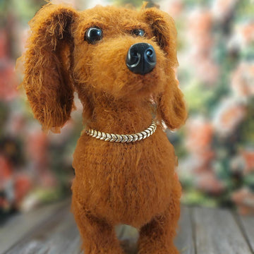 Realistic Dachshund Dog Amigurumi