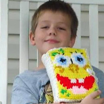 Bound Book Style 7" Tablet cover - Spongebob and Patrick inspired