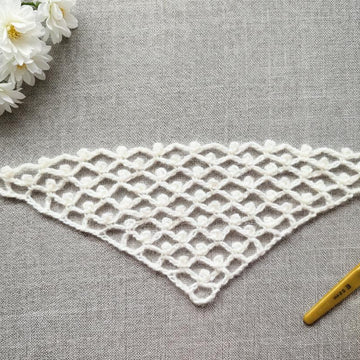 Crochet Bandana/Shawl Pattern/Chart #23