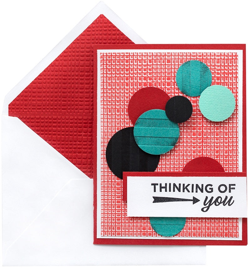 American Crafts Embossing Folders & Stamps Set - Thankful Thinking