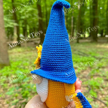 Patriotic gnome of Ukraine