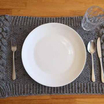 Cabled Seed Placemat