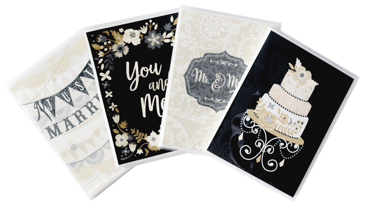 K&Company Photo Album 4"X6" 12 Pieces/PDQ - Classic Wedding