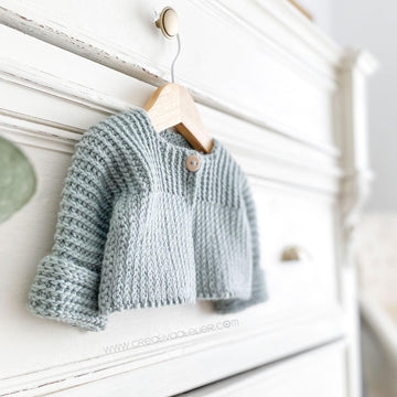 Size 6 months - ITSY-BITSY Crochet Cardigan