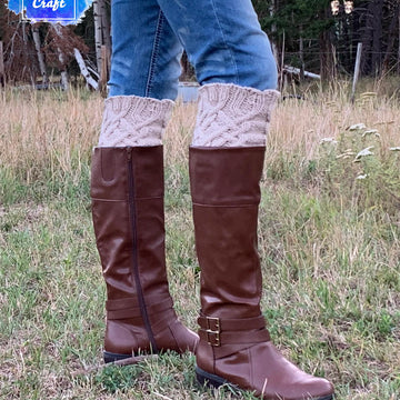 Celtic Cable Boot Toppers