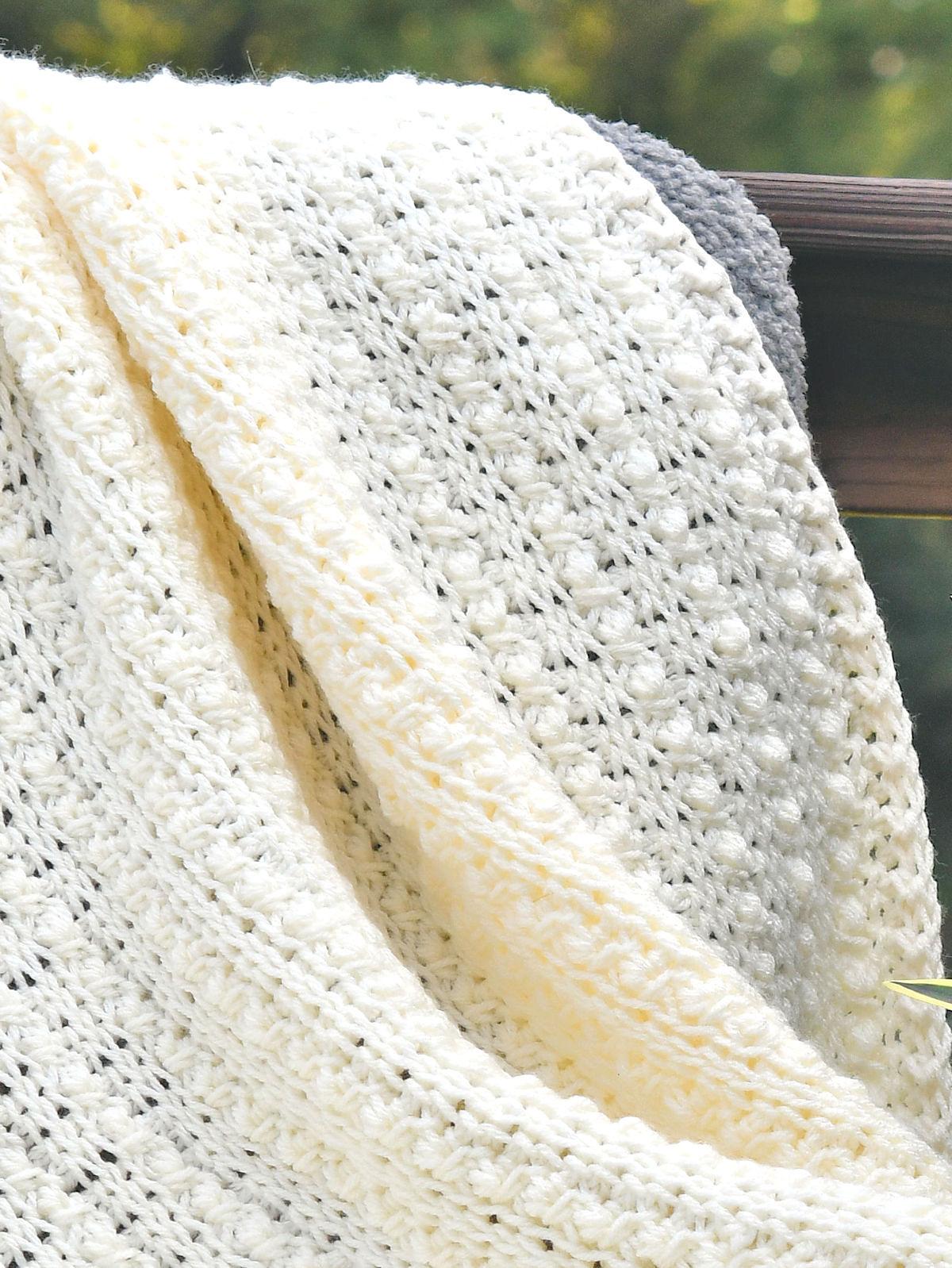 Tunisian Mini Cables Afghan