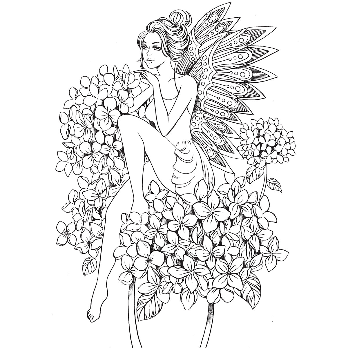 Prima Marketing Princesses Cling Stamp 5"X7" - Angelica