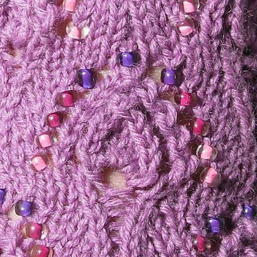 Beaded Peacock Socks