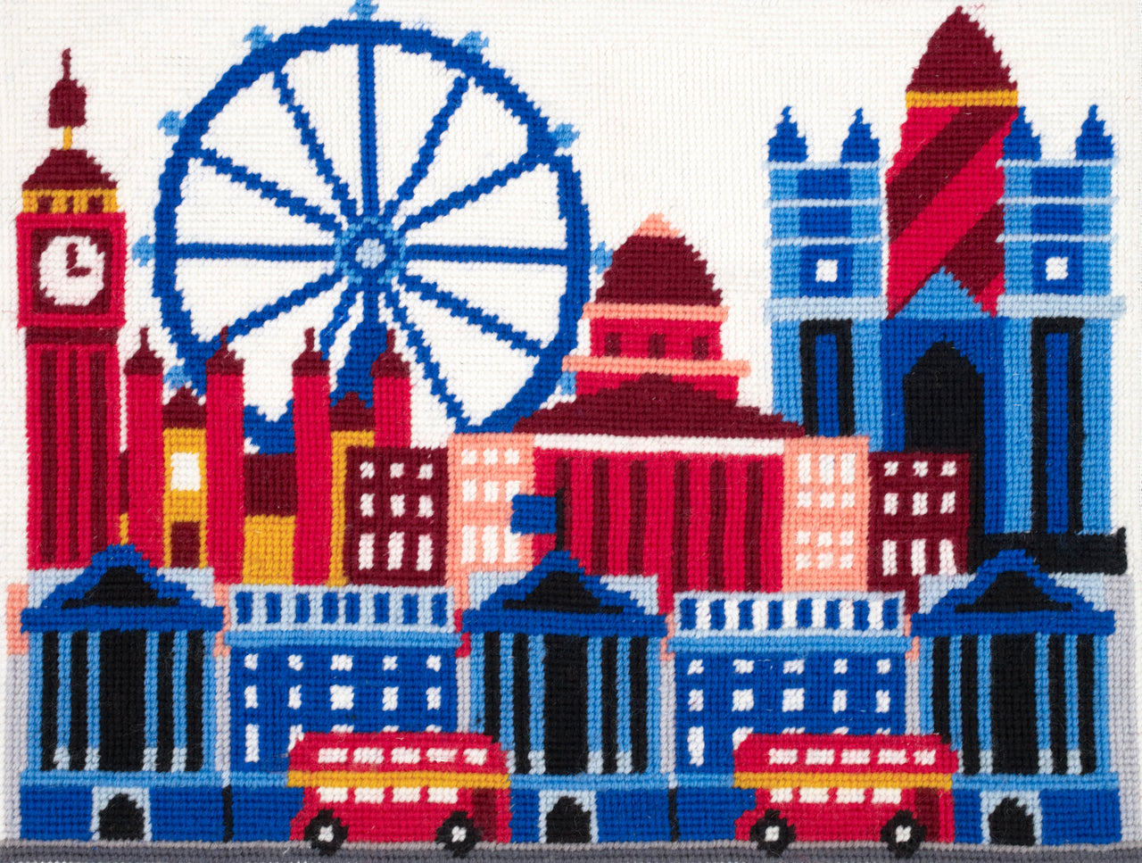 DMC London City Scene Tapestry Canvas - 40 x 28cm