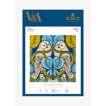DMC The Owl by Charles Voysey Tapestry Kit - 35 x 35cm