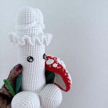 Fly Agaric mushrooms crochet penis