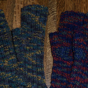 Cobblestone Fingerless Mitts