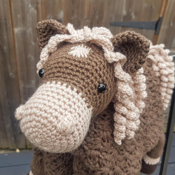 3in1 Farm Horse Pony Folding Baby Blanket