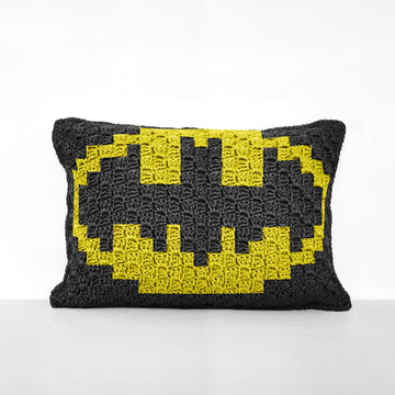 Bat Pillow C2C Crochet Pattern