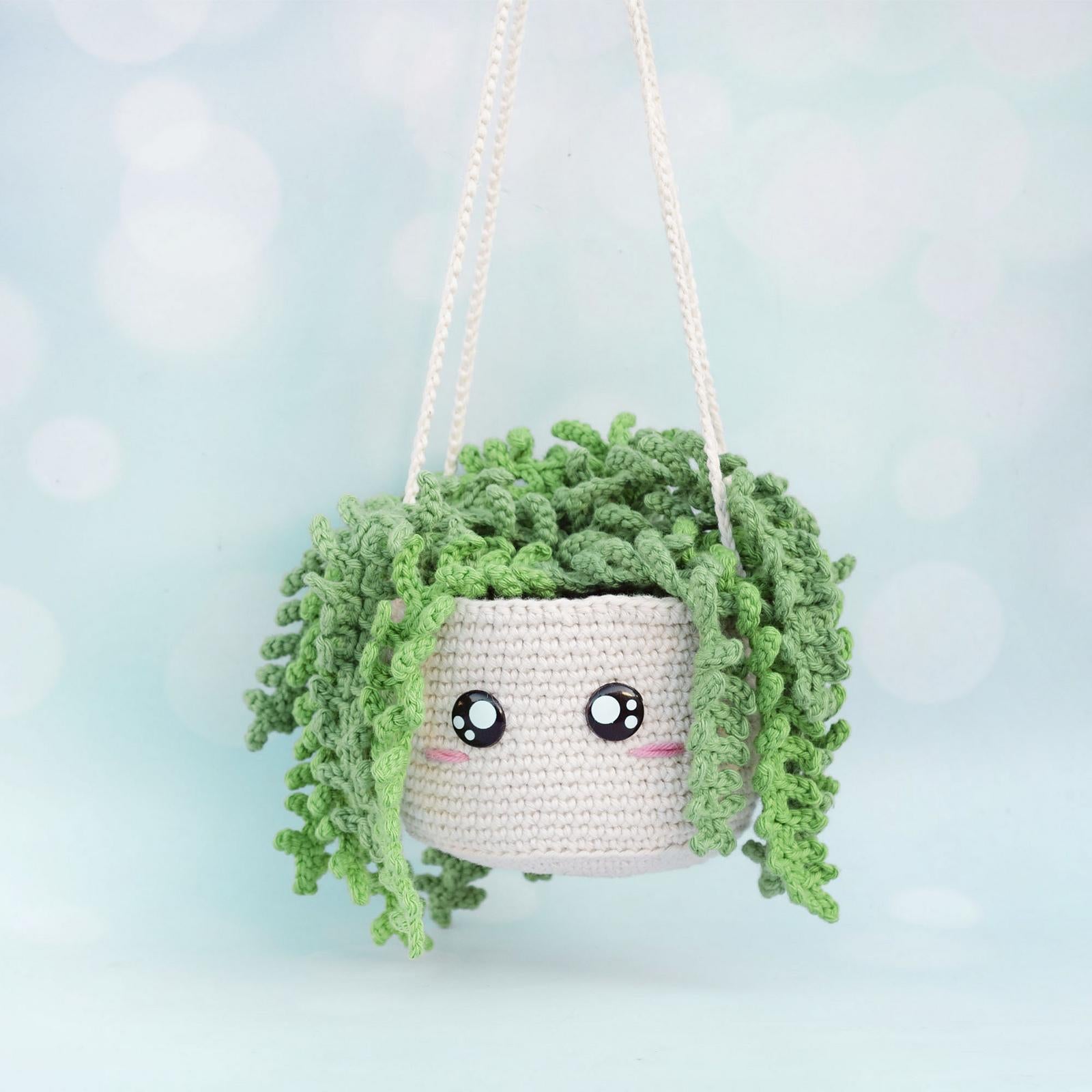 Fern hanging pot kawaii style