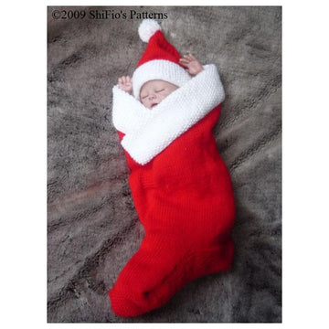 Knitted Stocking Cocoon Pattern #129