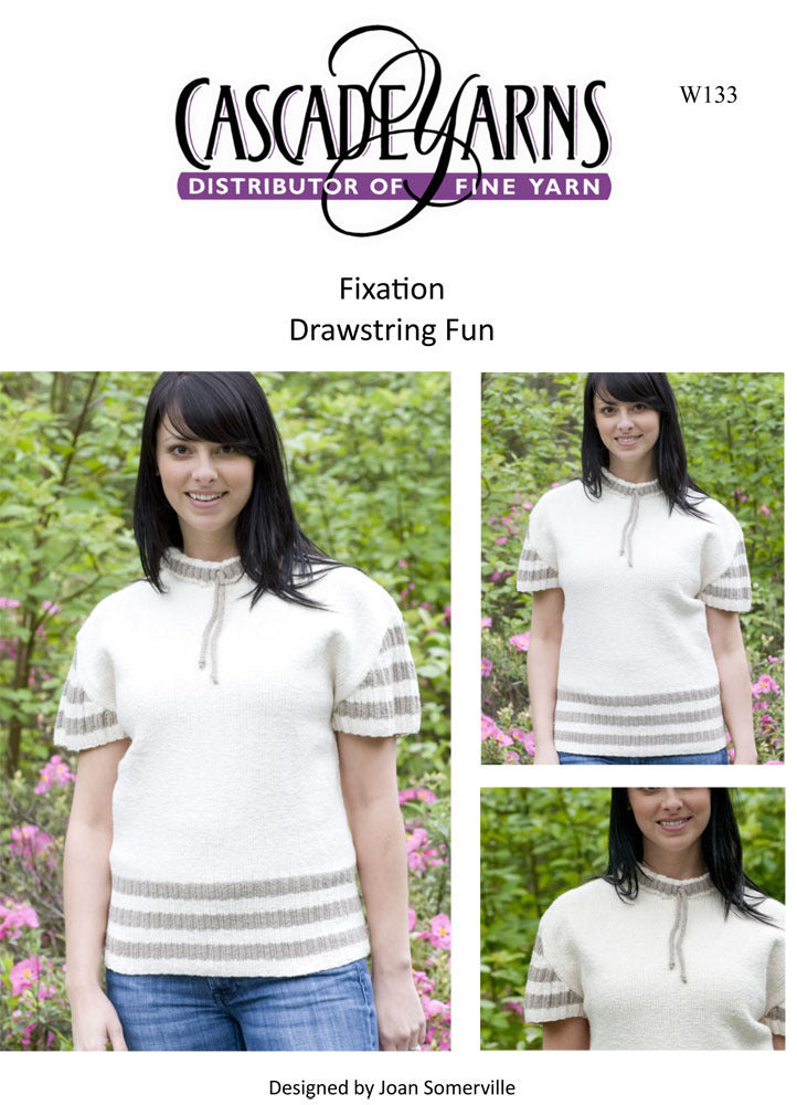 Drawstring Fun in Cascade Fixation - W133