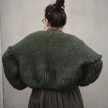 Grey sheep bobble jacket