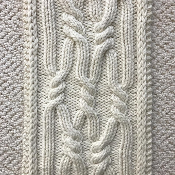 Cardiff Cable Rib Scarf and Cowl