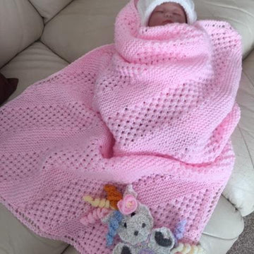GRACE baby blanket knitting pattern