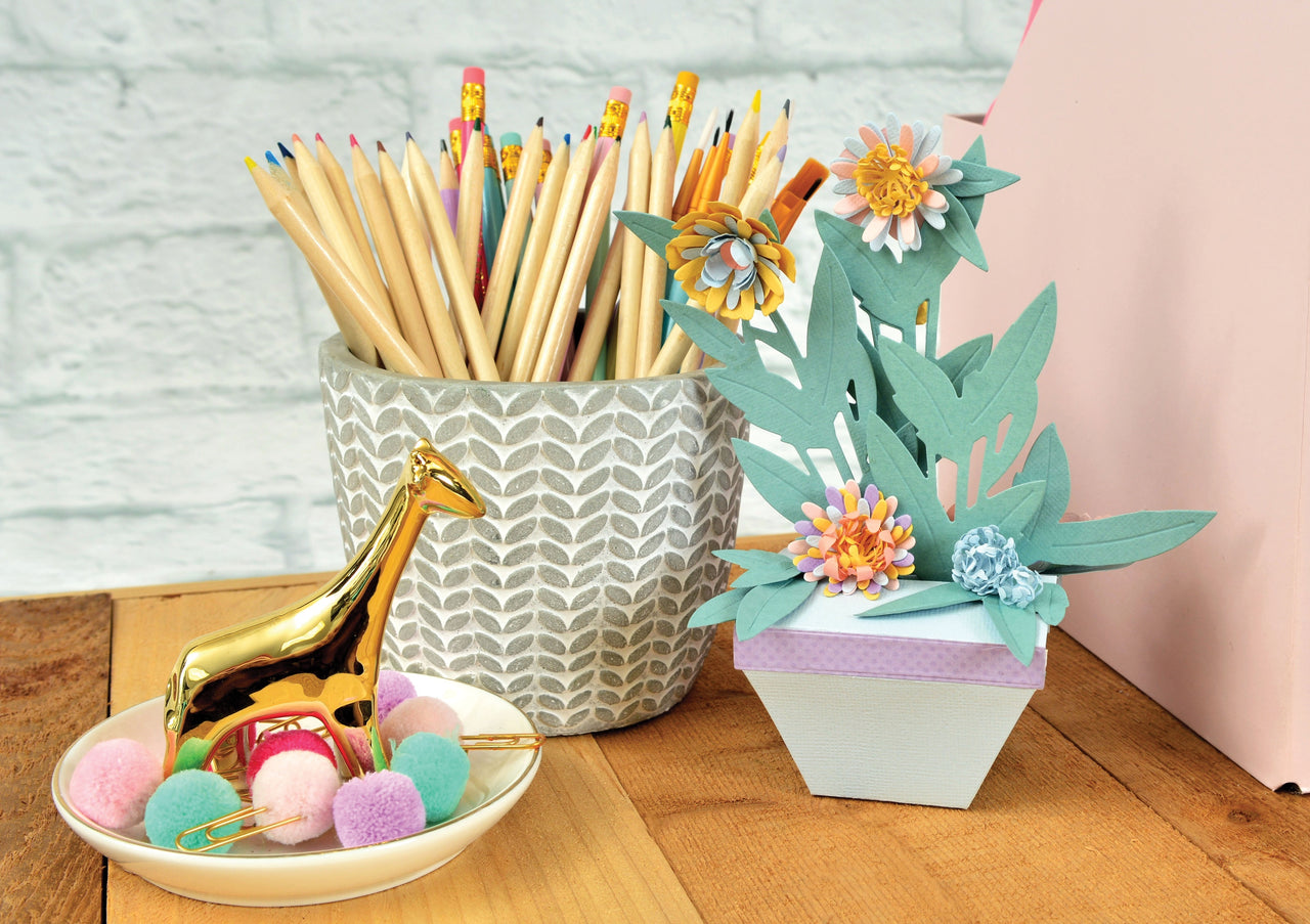 Sizzix Thinlits Dies By Georgie Evans 9/Pkg - Plant Pot