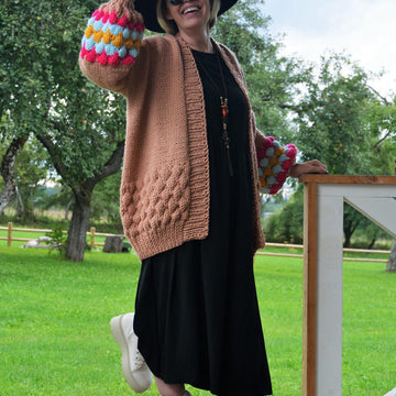 Colored Bubbles Cardigan