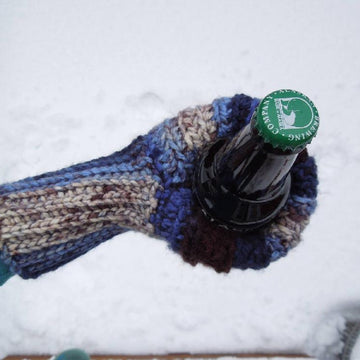 "Knot Knit" Coffee & Drink Mitt