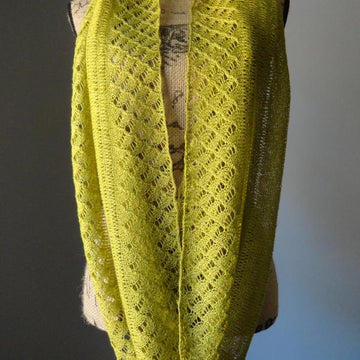 Spring Lace Infinity Scarf